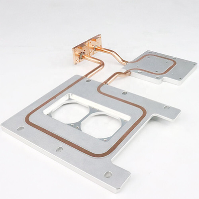 Multiple Profile Aluminum Cold Plate 400W Epoxy Gluing With Copper Pipe