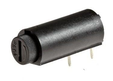 Printed Circuit Board 5x20mm Cartridge Fuse Holder Thermoplastic Tubular Horizontal Mount